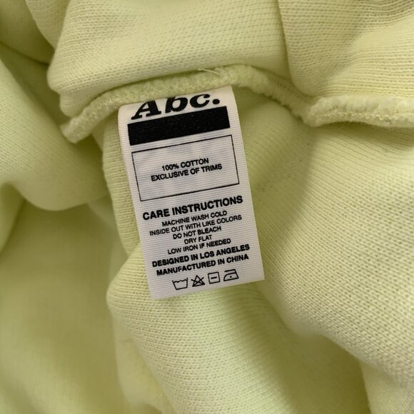 Advisory Board Crystals ABC. 123 Pullover Hoodie Sulphur Yellow Large NWT - Picture 8 of 10